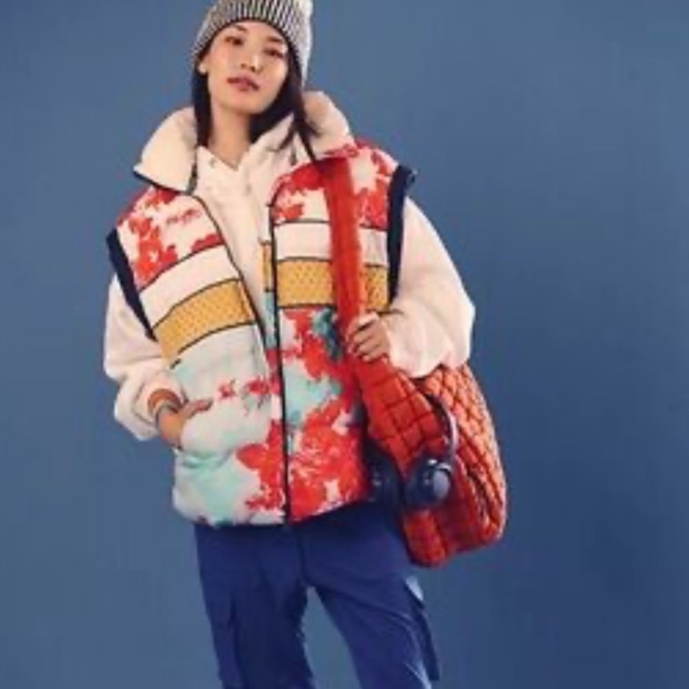 FP Movement by Free People Multicolor Floral Vest